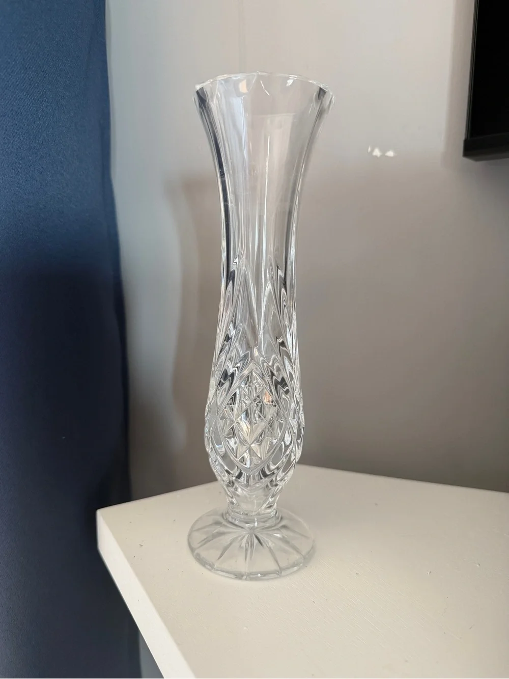 Clear Crystal Bud Vase - Home Accents